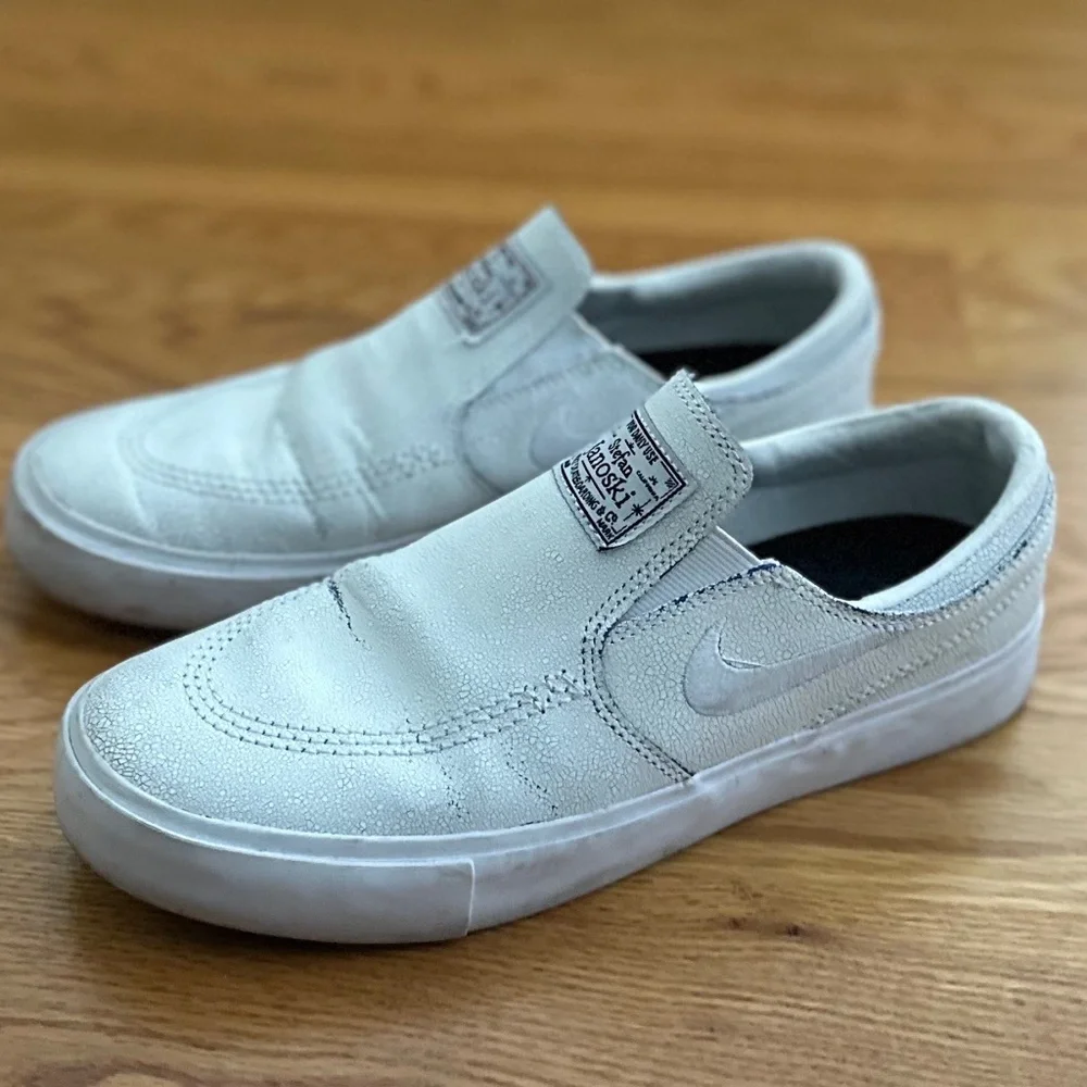 Nike SB Zoom Stefan Janoski Slip On Leather Shoes (6.5)